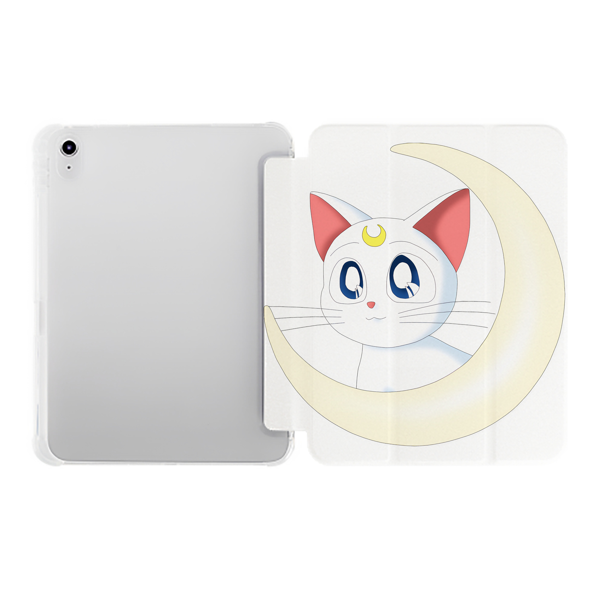 （画像用） 美少女戦士セーラームーン Sailor Moon IPad ケース ペン収納付き 三つ折りスタンド PUレザー×シリコン 対応機種9.5/10.5/10.9インチ